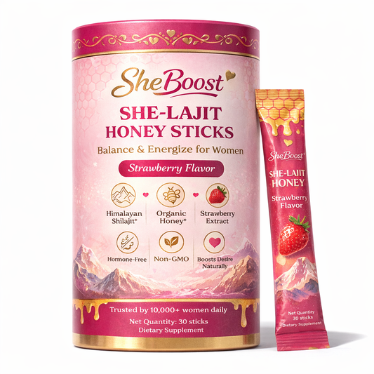 SheBoost™ Strawberry Honey Sticks