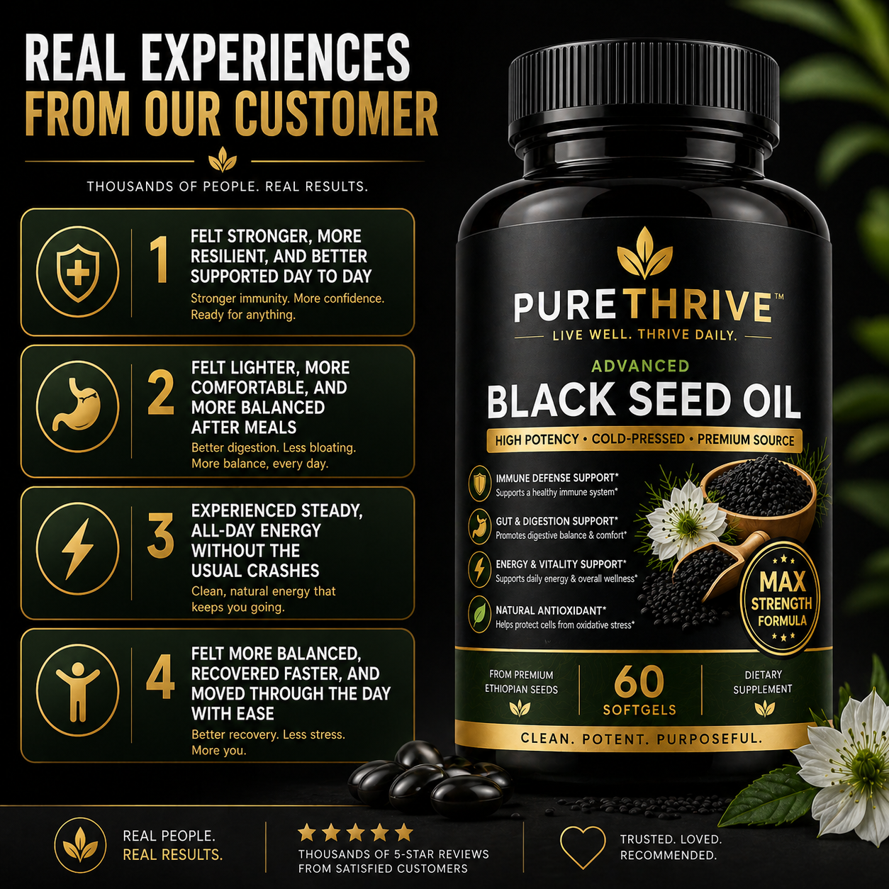 PURE THRIVE - BLACK SEED OIL
