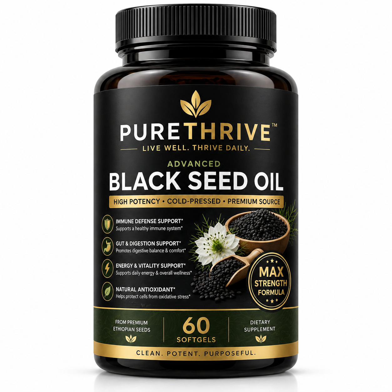 PURE THRIVE - BLACK SEED OIL
